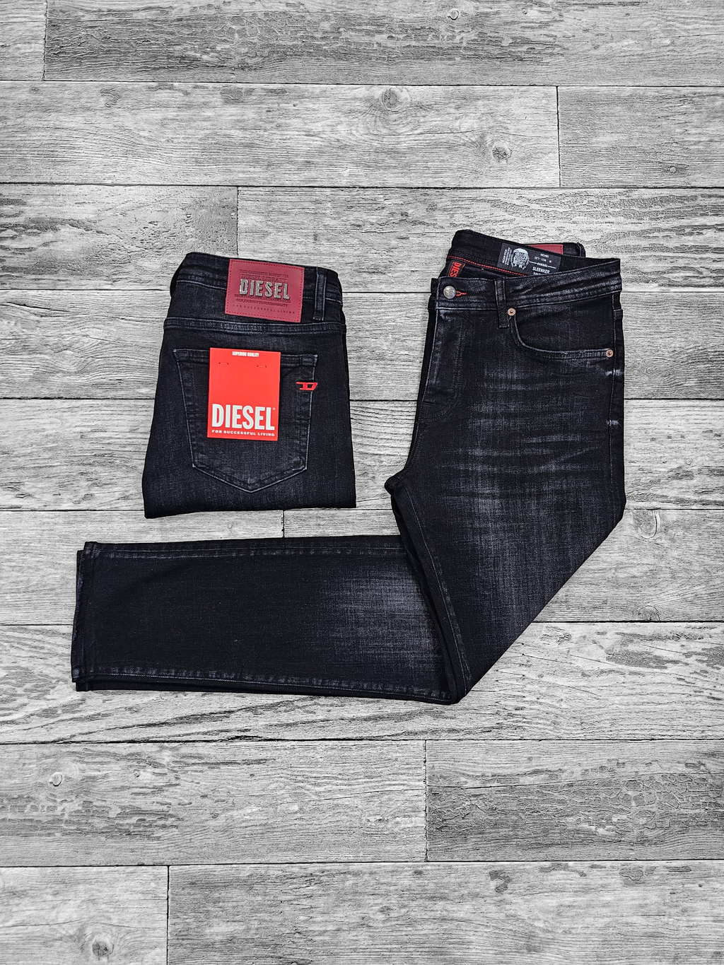 Diesel noir délavé