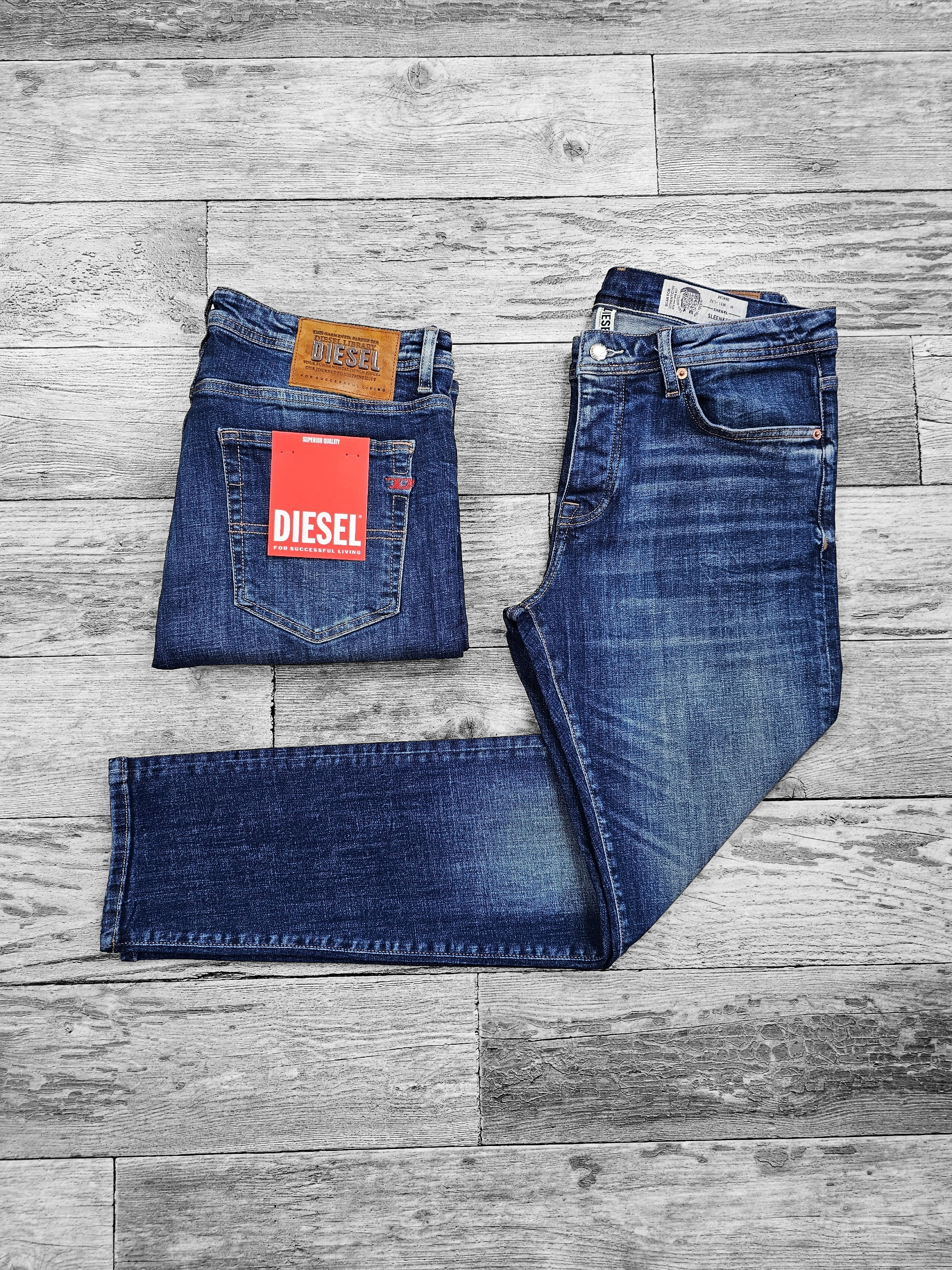 Diesel bleu sablé