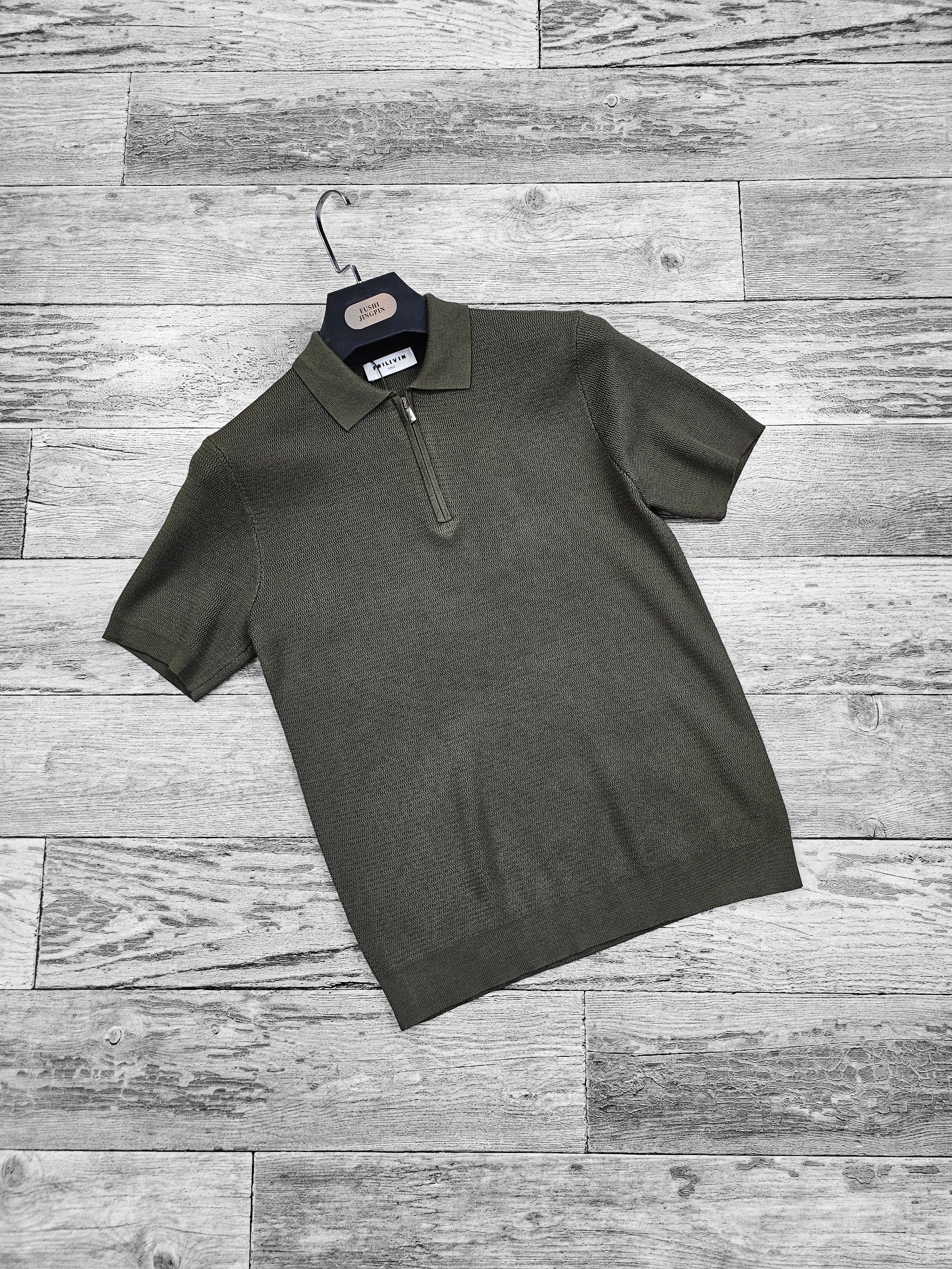 Polo Frilivin vert olive