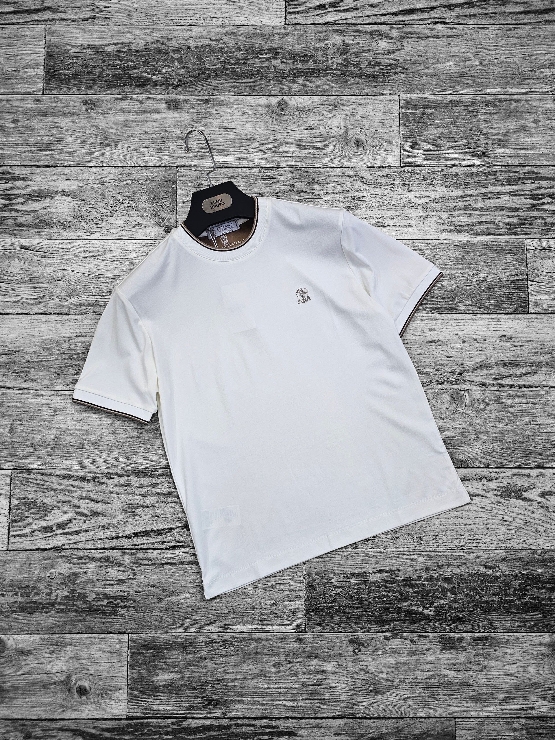 Tshirt brunello cucinelli blanc