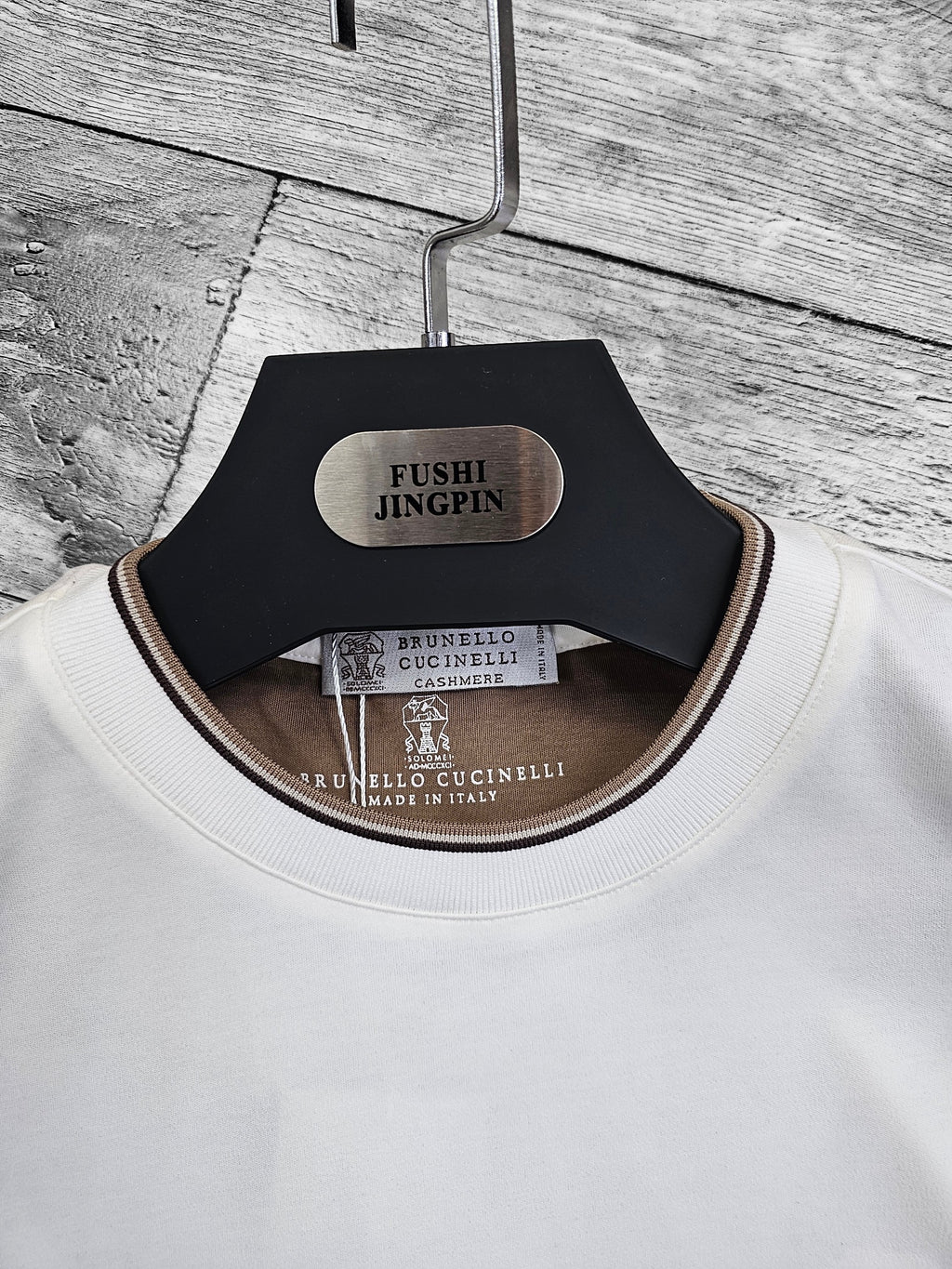 Tshirt brunello cucinelli blanc