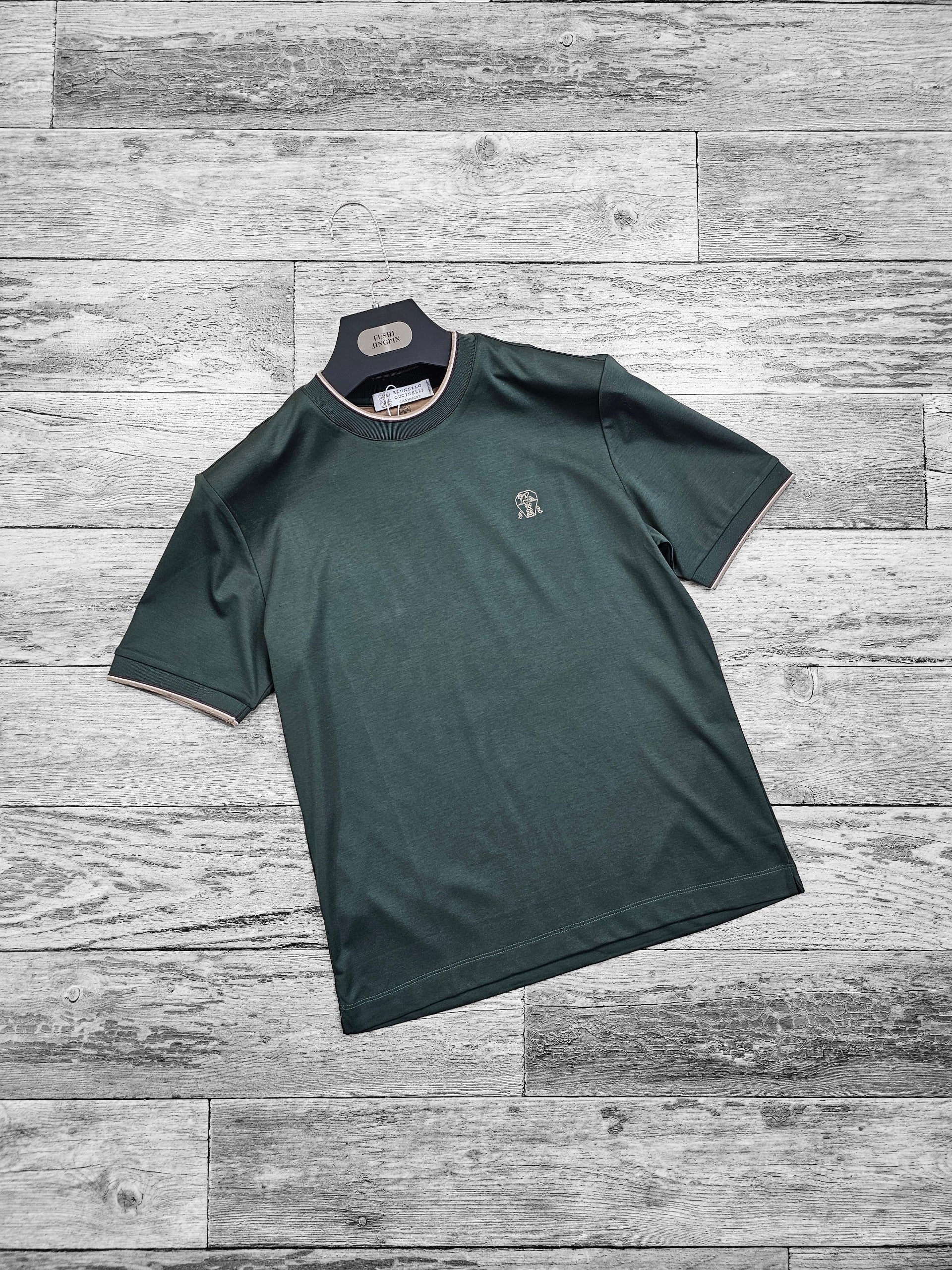 Tshirt brunello cucinelli vert