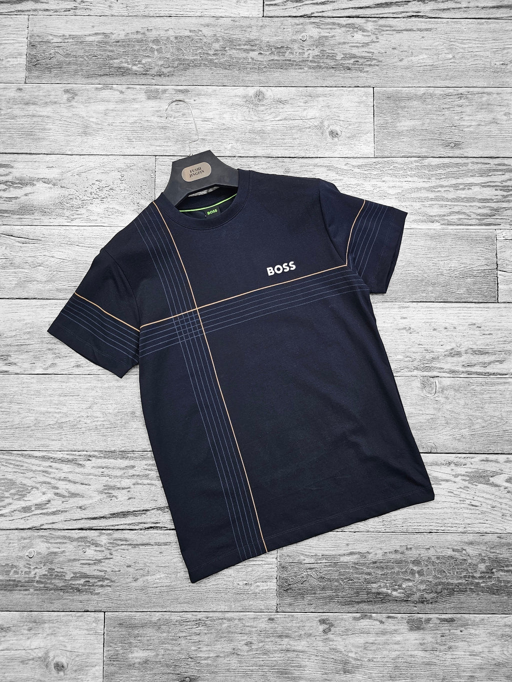 Tshirt Boss plus bleu nuit