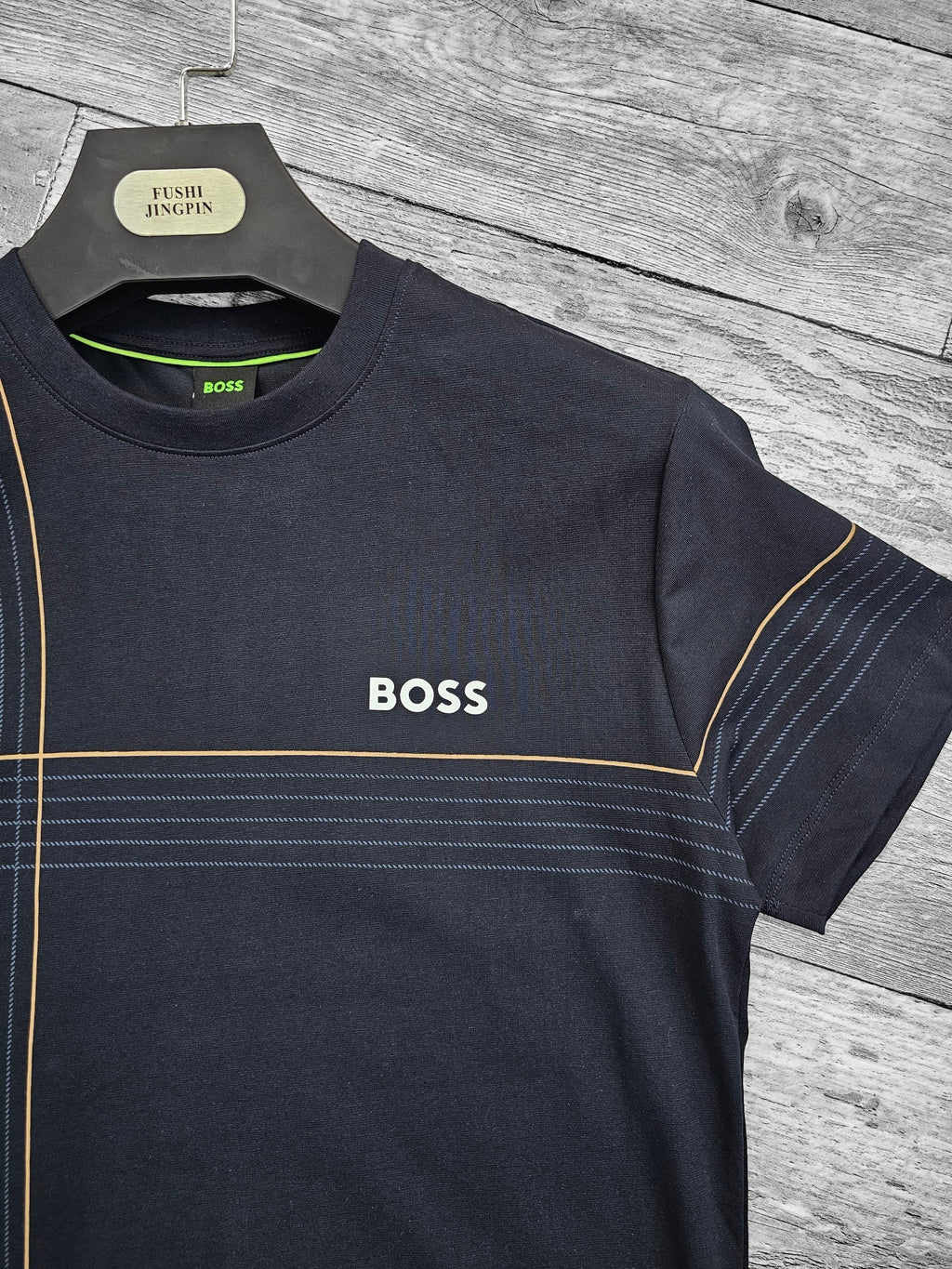 Tshirt Boss plus bleu nuit