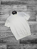 pull a col semi-cheminé blanc