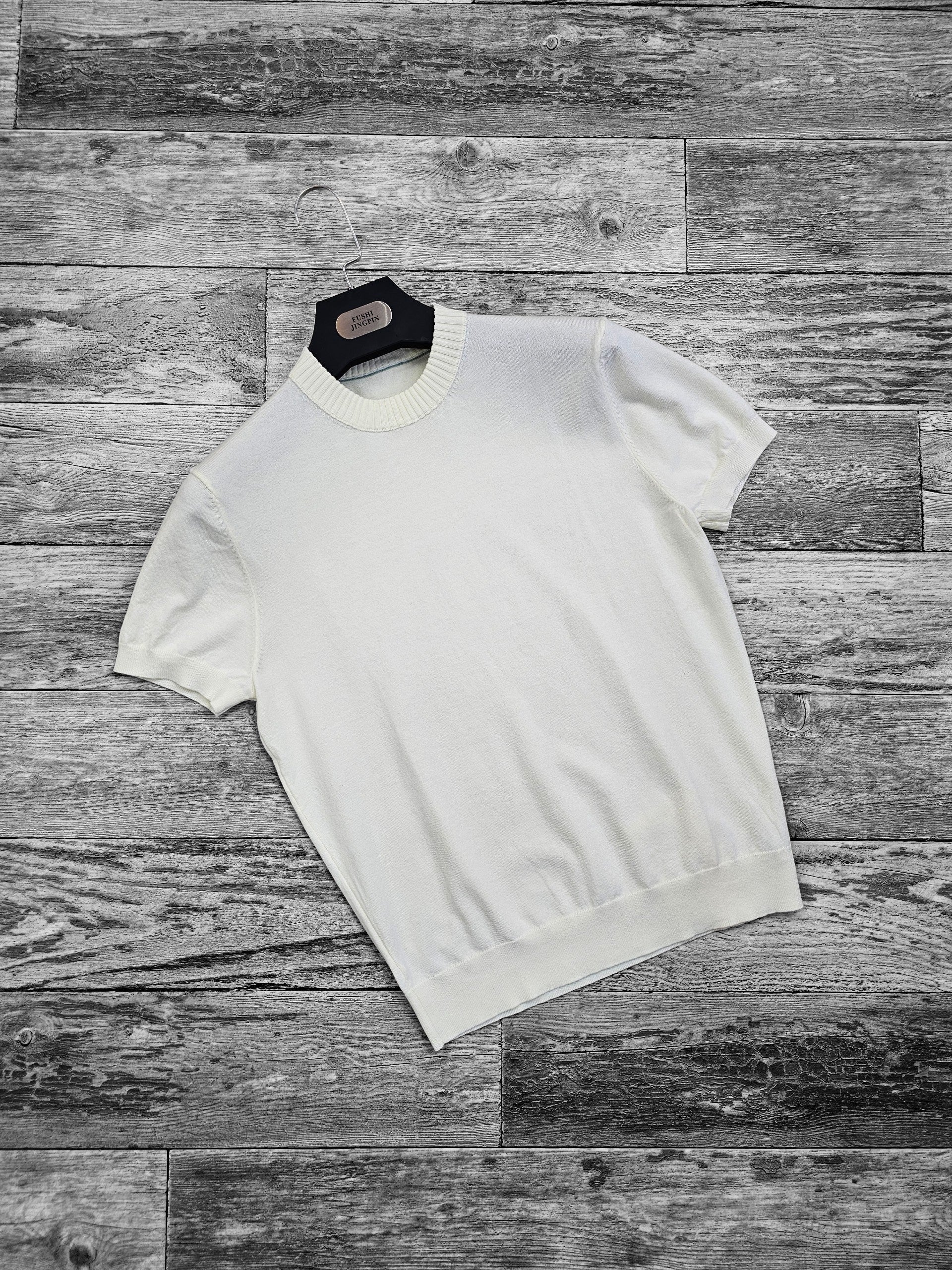 pull a col semi-cheminé blanc