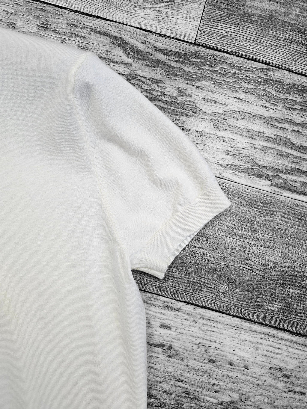 pull a col semi-cheminé blanc