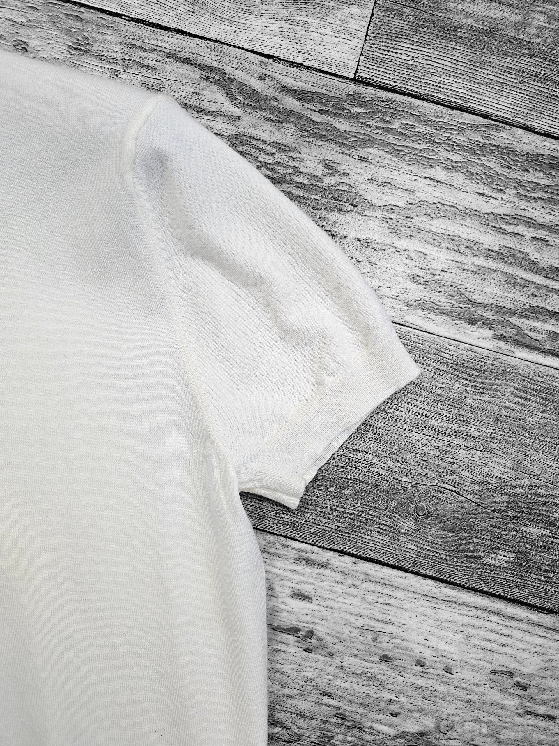 pull a col semi-cheminé blanc