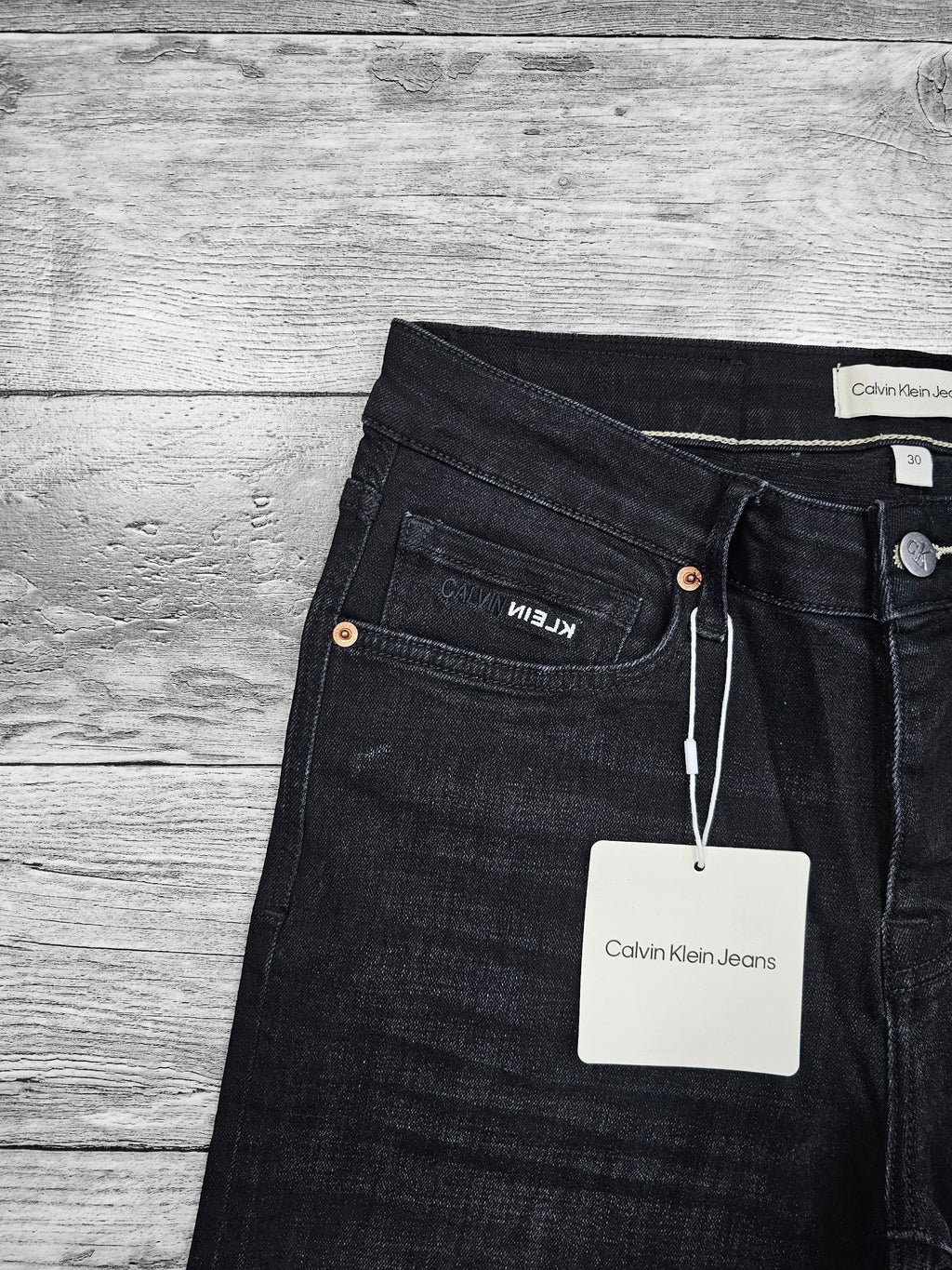 Calvin Klein noir délavé