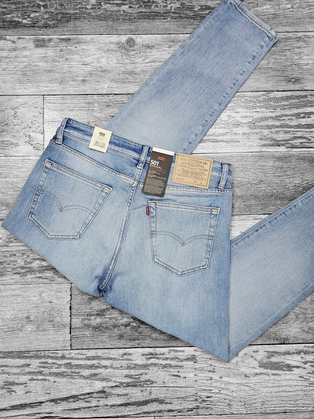 Levi's 501 bleu javel