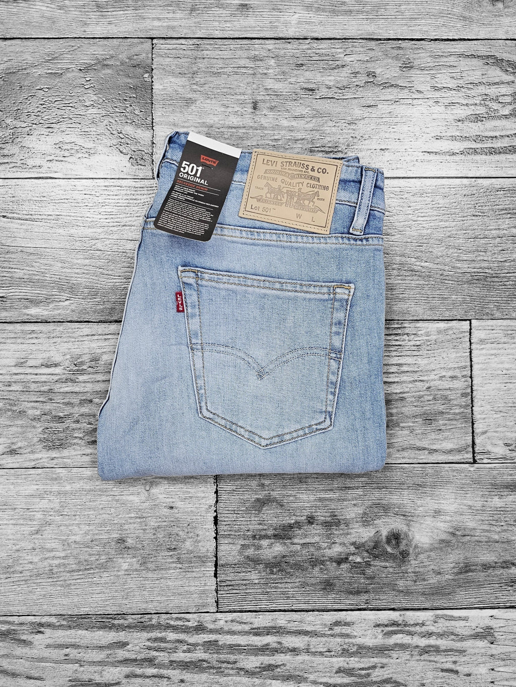 Levi's 501 bleu javel
