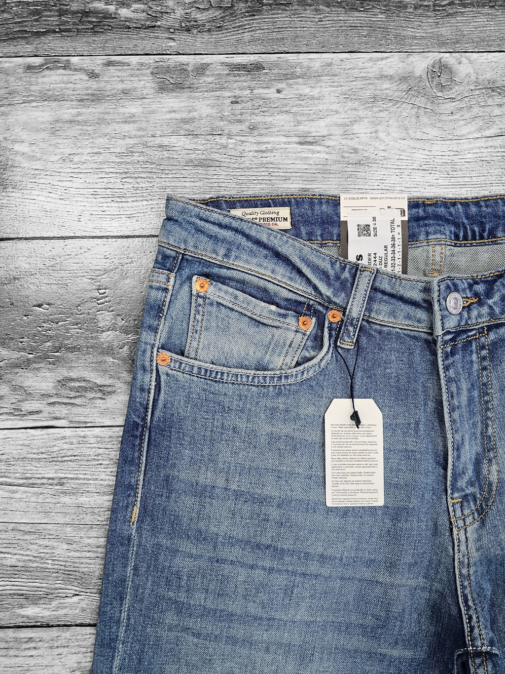 Levi's 501 bleu sablé
