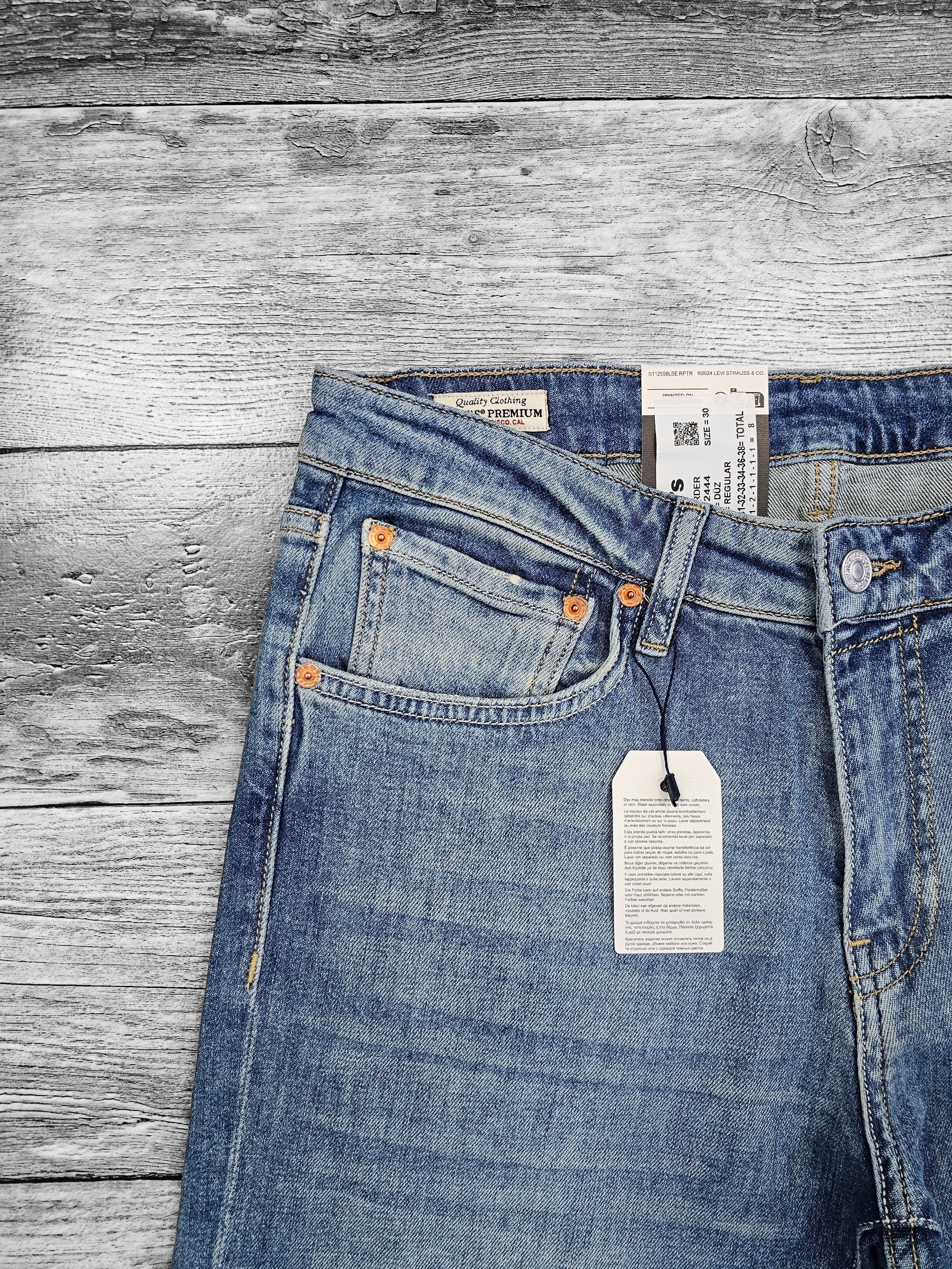 Levi's 501 bleu sablé
