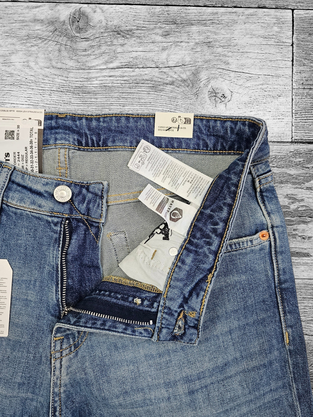 Levi's 501 bleu sablé
