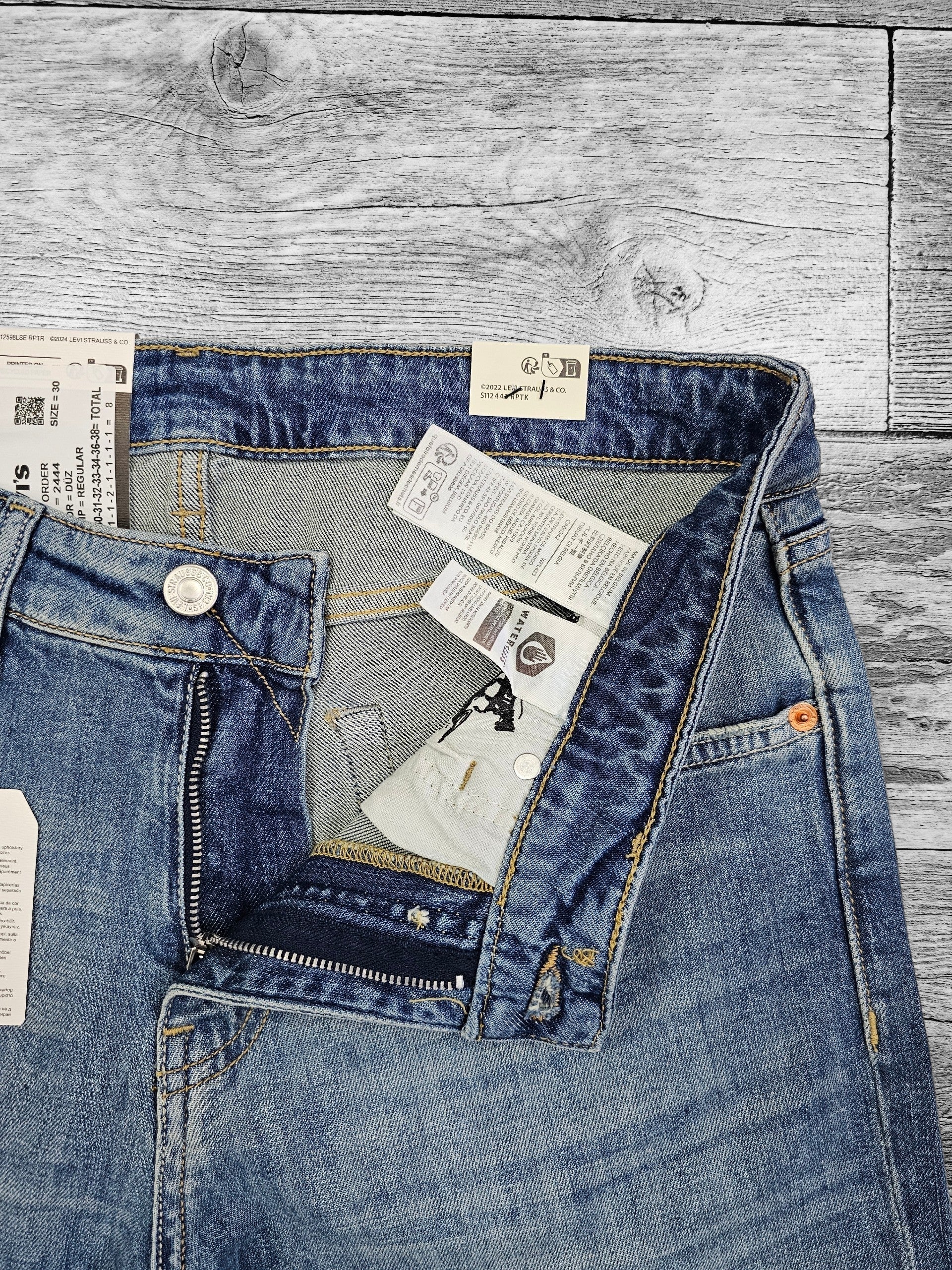 Levi's 501 bleu sablé