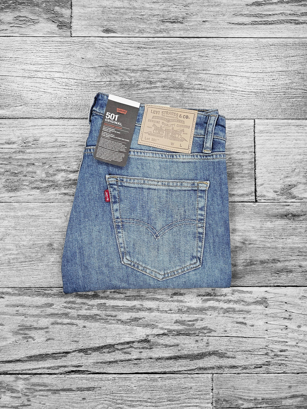 Levi's 501 bleu sablé