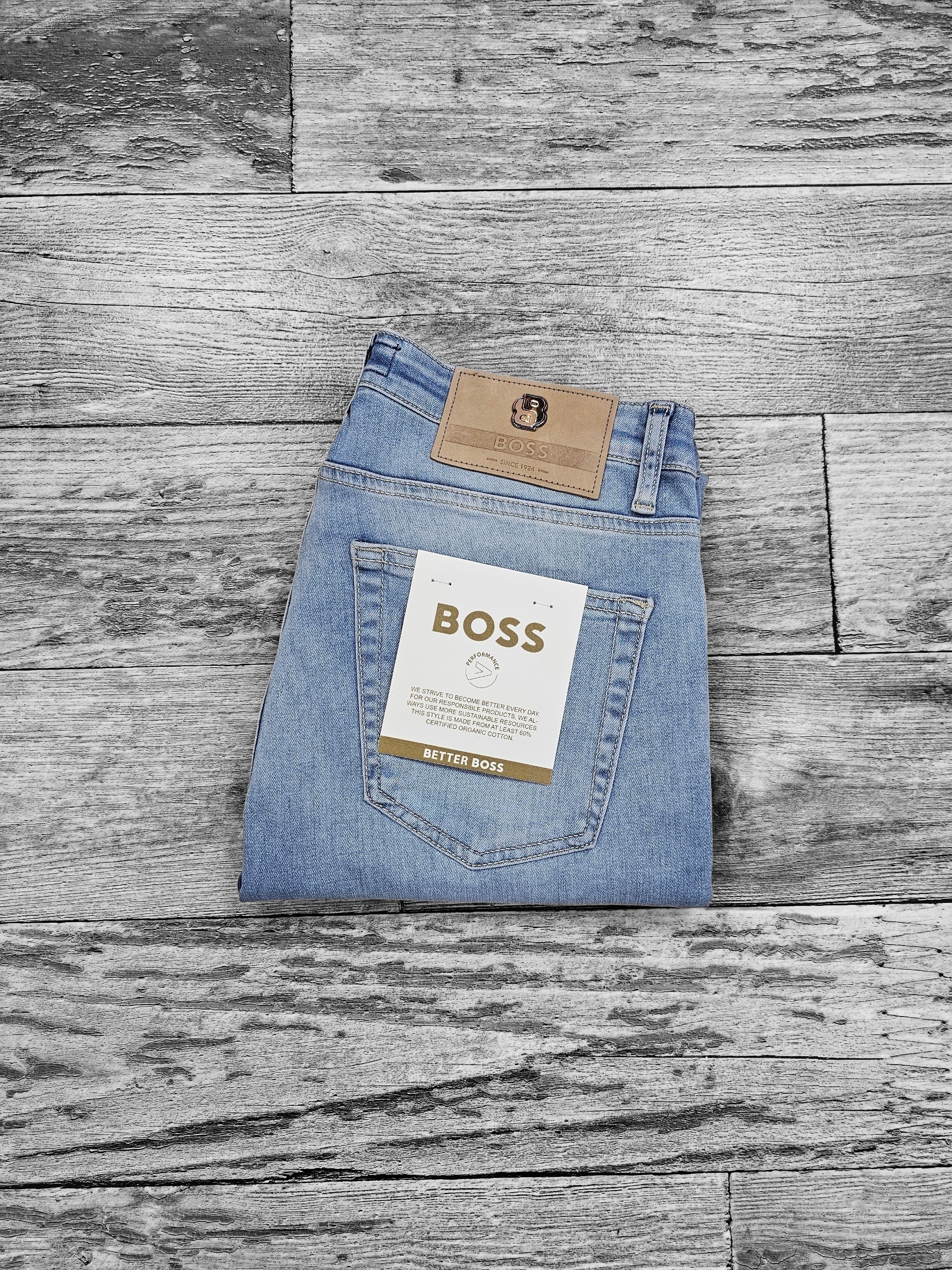 Boss bleu javel