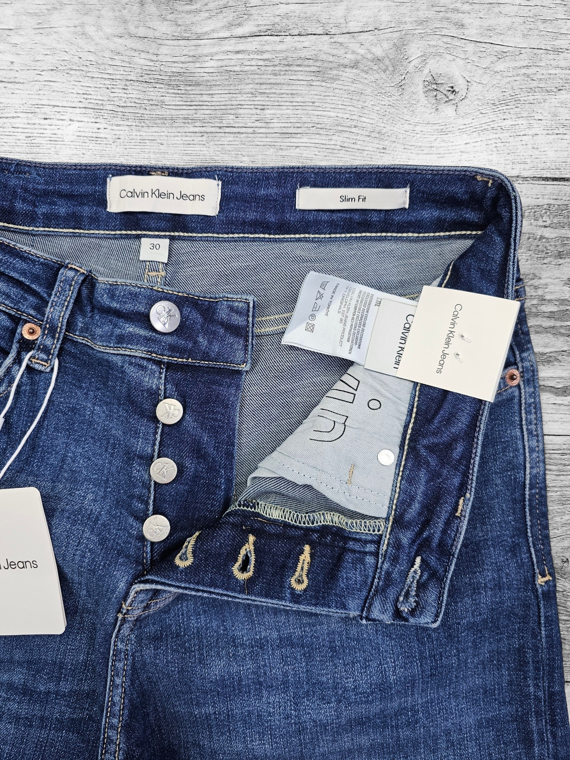 calvin klein bleu jean