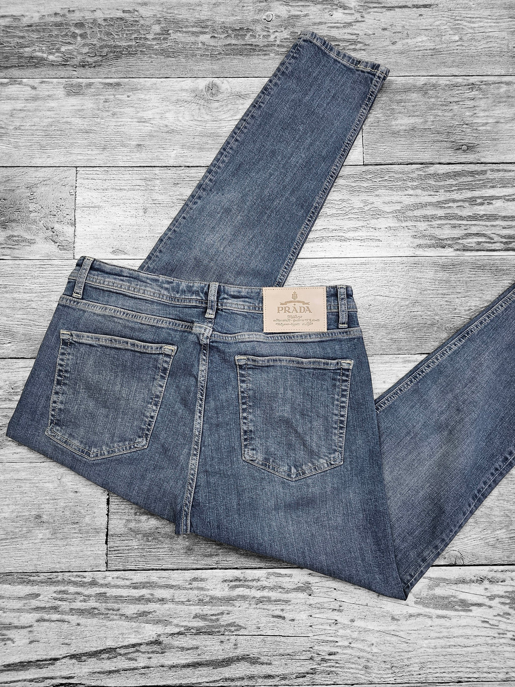 Prada bleu gris